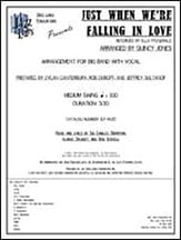 Just When We're Falling in Love Jazz Ensemble sheet music cover